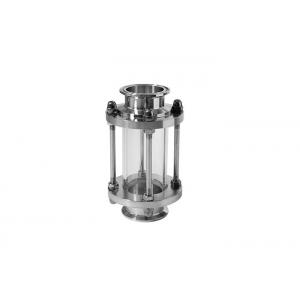 China SS304 Brewing Accessories Tubular  / Inline / Clamp Type With DN150 Sight Glass supplier