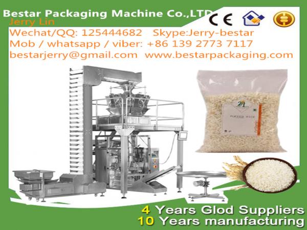 High-precision 304SUS Grade Gusset Pouch Bag Automatic Rice Snack Food Packaging