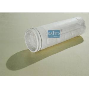 China Polyester Stripe Industrial Filter Bags Anti Static Needle Felt Custom Length supplier