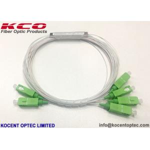 China Mini Tube Optical Fibre Plc Splitter 2*4 2x4 SC APC UPC supplier