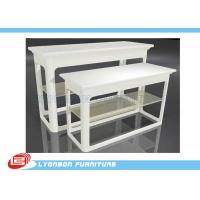 China Promotion White MDF Nesting Display Tables For Retail Stores / UV Painting on sale