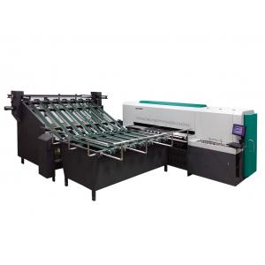 China Corrugated Carton Single Pass Printer , White Color UV Digital Inkjet Printing Machine supplier