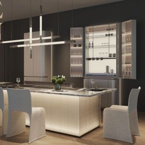 China Tailor-Made Teppanyaki Grill Table with Free Design Consultation and Advanced Ventilation Technology on sale