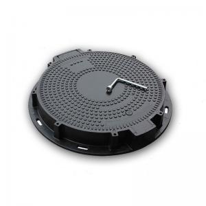 D400 C250 B125 Fiberglass Manhole Cover , Composite FRP Chamber Cover With Frame