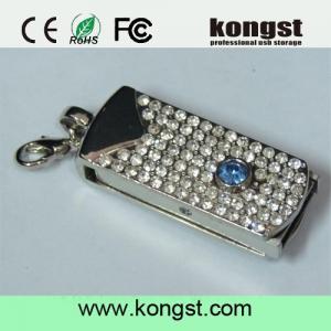 Kongst jeweled usb flash drive usb flash disk,rhinestone usb