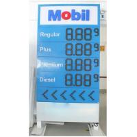 China High Resolution Digital Led Gas Price Display Boards For Gas Station on sale
