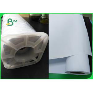 Size Customized Bond Plotter Paper , 24" X 150 ft CAD Inkjet Plotter Paper