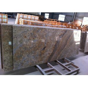 Brazilian Golden Vein Granite Island Top Flat Surfacce With Polished Edges