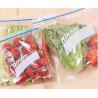 Freezer PE Double Zipper Seal Bag For Packaging Fresh Fruit, Double Color Zip