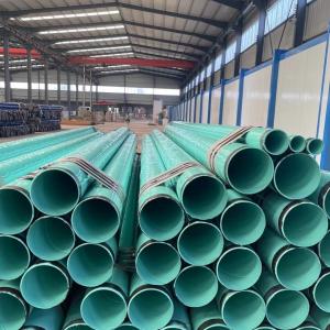 GB/T 3091 Large Diameter Anticorrosive Steel Pipe Inside And Outside Plastic Coated Steel Pipe Tube