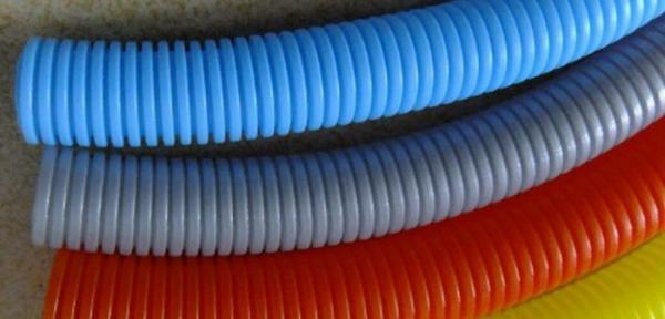 Plastic Polyethylene Electrical Conduit Corrugated Flexible Tubing For Cable