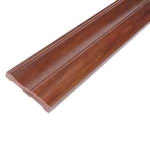 Customized PVC Trim Board Foam Baseboard Trim With Low Maintenance