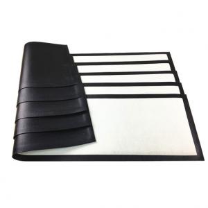 China Rubber Backed Custom Logo Mats 440x250mm White Blank Bar Runner Mat supplier