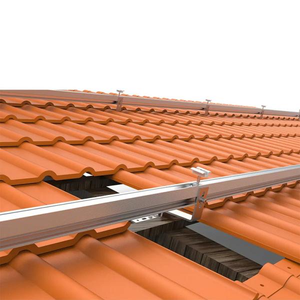 41mm Panneau solaire rails de toit Anodisé panneau solaire rails de fixation