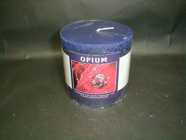 100% paraffin wax large scented pillar candle with printing wraping label