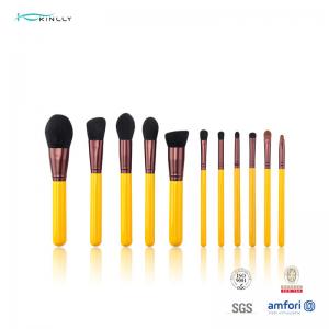 China Nylon Hair Travel Makeup Brush Set 12 Pieces Essential Makeup Brushes supplier