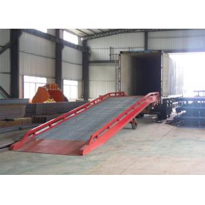 CE certification mobile container ramp with 10 ton capacity