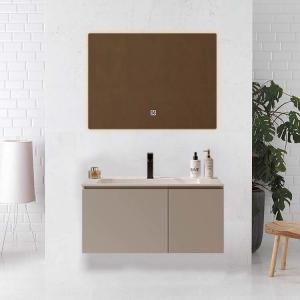SONSILL Bathroom Vanity With Single Sink Wall Mounted 80*45*50cm
