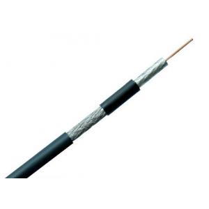 China 14 AWG Solid Bare Copper Coaxial Cable For Satellite TV Low Density PE Dielectric supplier