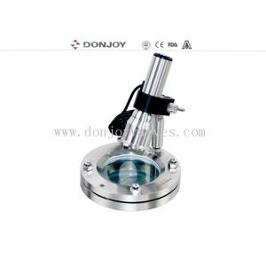 China DN25 - DN150 Stainless Steel Sight Glass with tempered glass for medium conveying supplier