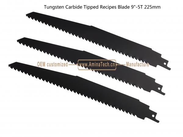 Tungsten Carbide Tipped Recipes Blade 9"-5T 225mm,Cutting Porous Concrete,Red