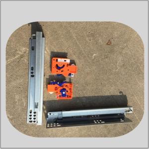 China o automóvel que fecha undermount resistente a gaveta galvanizada corrediças escondida da gaveta desliza para a sala de lavagem supplier