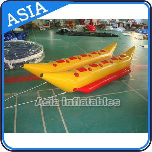 China Water Games Inflatable Boats Double Tubes Flying Fish Inflatable Banana Boat supplier