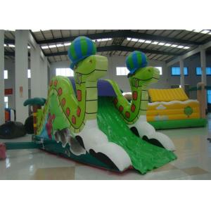 China Mini Snake Style Commercial Inflatable Water Slides 0.55mm Pvc Tarpaulin Safe Nontoxic supplier