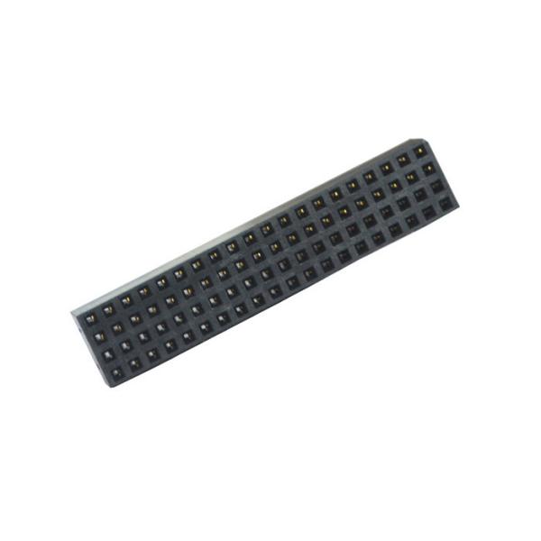 China 2.0m m Pin Header Connector Four Row recto femenino aleación de cobre de 180 grados supplier