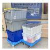 China 46L Recyclable Moving Boxes Stackable Crate for Warehouse Storage Needs wholesale