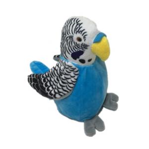 China 18cm 7.09in Battery Operated Talking Parrot Green Colour Teddy Bear 3A Battery supplier