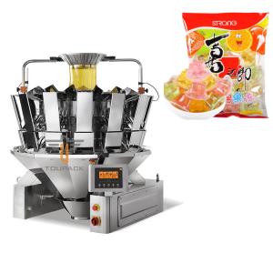 China 380V Bag In Bag Packaging Machine Multi Function Stand Up Gel Jelly Multihead Weigher Sachet Filling supplier