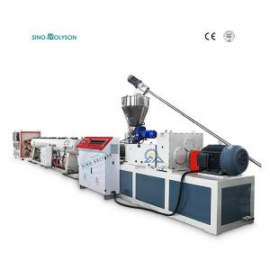 China 39.6 Rpm Plastic Conical Twin Screw Extruder Machine 2000KG supplier