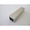 Sliver Seamless Square Polished Aluminum Pipe For Clean Room / Gym Equipment