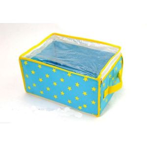 China Boîtes de rangement Zippered qui respecte l'environnement bleues non-tissées odm-v3 wholesale