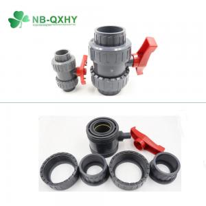 Water Supply Plastic Fixed Ball Valve with QX Structure Double Union Ball Valve