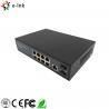 China 8 Port Ethernet POE Switch Managed Gigabit Auto Sensing 24V 48V Layer 2 Management wholesale