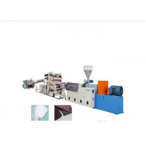 Wood Plastic Cabinet Twin Extruder Machine , Furniture WPC Board Production Line