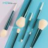China Resin Handle Soft Nylon Hair Makeup Brush Set Beauty Cosmetic Tool Kits wholesale