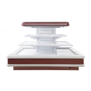 White Multi Deck Chiller Meat Display Chiller Case 1.35m High