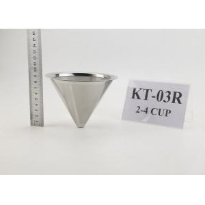 China Honeycomb Design Pour Over Dripper Double Wall Mesh For 1-4 Cups supplier