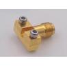China oro del conector del lanzamiento del extremo de la hembra de 40GHz 2.92m m plateado con el bloque para la prueba del PWB wholesale