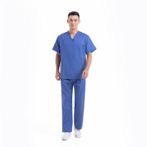 China Hospital Private Label Uniforms Medical Scrubs Uniformes Wholesale Short Sleeve Medical Uniforms Nursing Scrubs Sets supplier