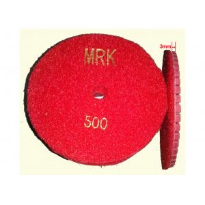 High Working Efficiency 4 " Resin Diamond Floor Polishing Pads For Stone