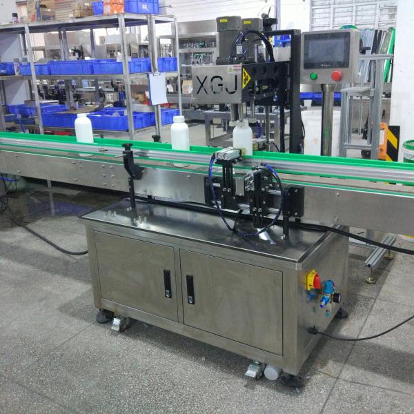 Torsión automática de la fábrica cosmética de la máquina que capsula de la tapa de la botella del champú de la fábrica de la máquina del casquillo que atornilla