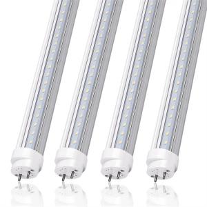 Integrated V Shape T8 Led Replacement Tube AC85-265V Or 100-277V AC 5000k 6000k Triac Dimmable