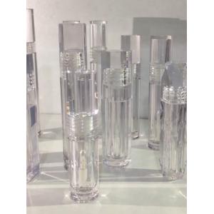 Crystal Clear Empty Lipstick Tubes 6ml Custom Lip Gloss Containers