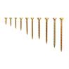 Flat Head Yellow Zinc Screws Coarse Thread Phillips Bugle Head Drywall Screw