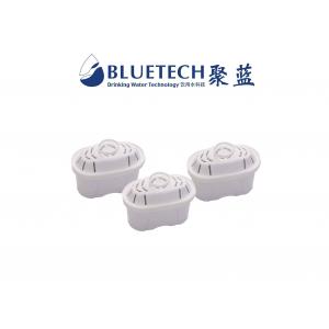 China White Replacement Water Pitcher Filter , Brita Advanced Replacement Water Filter For Pitchers supplier