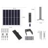 High Lumens Separate SMD 100Watt Solar Street Light waterproof IP65 Wide range